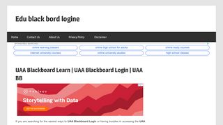 
                            3. UAA Blackboard Learn | UAA Blackboard Login (University of ...