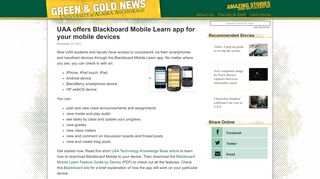 
                            4. UAA offers Blackboard Mobile Learn app for your mobile devices ...