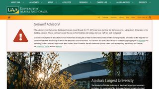 
                            1. uaa.alaska.edu - University of Alaska Anchorage