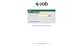 
                            3. uab bank Online Banking
