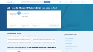 
                            9. Uab Hospital Microsoft Outlook Email at top.accessify.com
