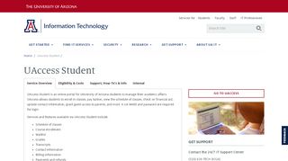 
                            4. UAccess Student | Information Technology | University of Arizona
