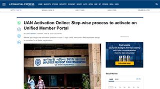 
                            9. UAN Activation Online: Step-wise process to activate on ...