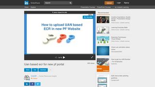 
                            9. Uan based ecr for new pf portal - SlideShare