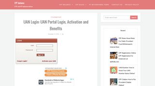 
                            8. UAN Login: UAN Portal Login, Activation and Benefits