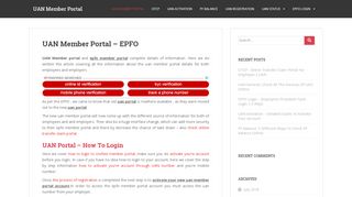 
                            9. UAN Member Portal – EPFO