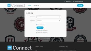 
                            2. UAS | Log In - UAS Connect