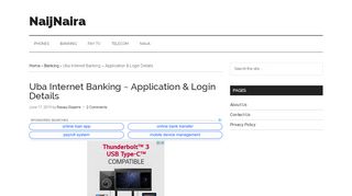 
                            9. Uba Internet Banking ~ Application & Login …