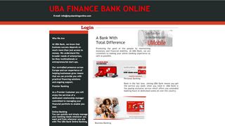 
                            3. Uba Online Banking
