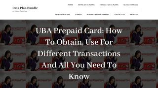 
                            8. UBA Prepaid Card: How To Obtain, Use For …