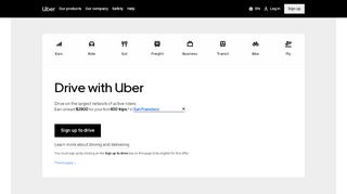 
                            10. Uber - Earn Money by Driving or Get a Ride Now