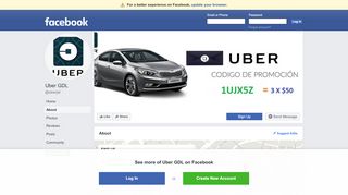 
                            6. Uber GDL - About | Facebook