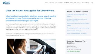 
                            5. Uber tax: All Uber drivers should read our tax …