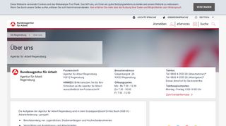 
                            7. Über uns - Agentur für Arbeit Regensburg