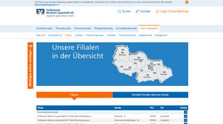 
                            7. Übersicht Filialen - Volksbank Beckum-Lippstadt