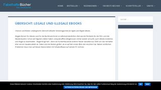 
                            2. Übersicht: Legale und illegale eBooks - Fabelhafte Bücher