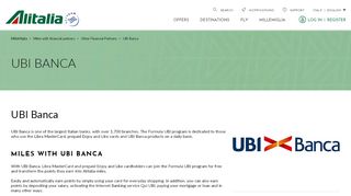 
                            8. UBI Banca - Alitalia