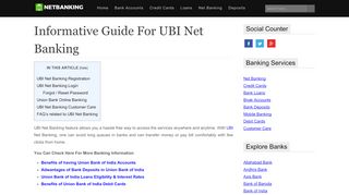 
                            11. UBI Net Banking | Expert Guide For UBI Net Banking