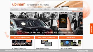 
                            2. ubinam Tracking live, telematics for more efficiency and ...