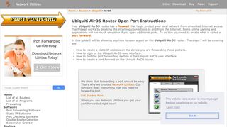 
                            6. Ubiquiti AirOS Router Open Port Instructions - port forward