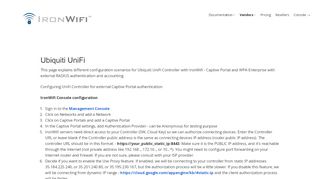 
                            2. Ubiquiti UniFi – Cloud RADIUS and Captive Portal - IronWifi