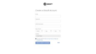 
                            10. Ubisoft Connect | Create a Ubisoft Account