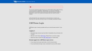 
                            6. UBITName Login - shibboleth.buffalo.edu