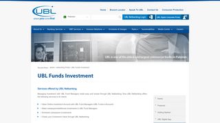 
                            11. UBL Funds Investment - United Bank