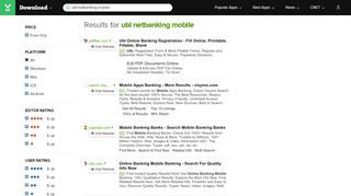 
                            7. Ubl Netbanking Mobile - Free downloads and reviews - CNET ...
