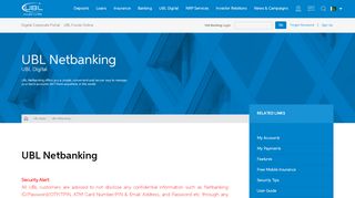 
                            2. UBL Netbanking - ubldigital.com