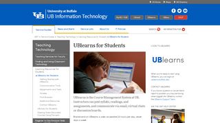 
                            3. UBlearns for Students - UBIT - University at Buffalo