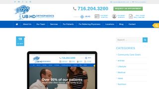 
                            1. UBMD Orthopaedics & Sports Medicine Unveils New Website - UBMD ...