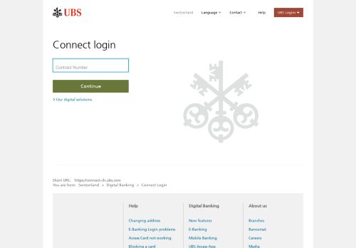 
                            4. UBS Schweiz - UBS Connect Login