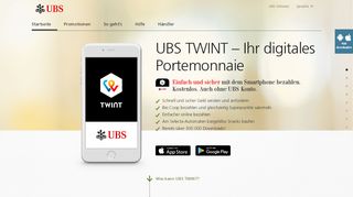 
                            7. UBS TWINT: Bezahl-App. Kostenlos. Für alle. | UBS Schweiz