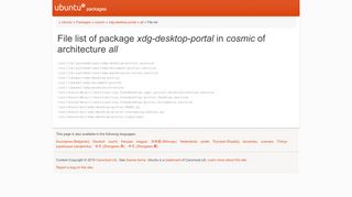 
                            9. Ubuntu – File list of package xdg-desktop-portal/cosmic/all