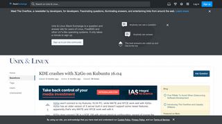
                            3. ubuntu - KDE crashes with X2Go on Kubuntu 16.04 - Unix ...