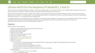 
                            7. Ubuntu MATE for the Raspberry Pi Model B 2, 3 and 3+