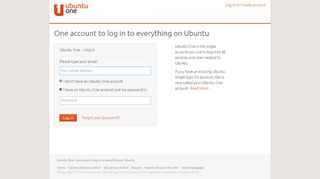 
                            9. Ubuntu Single Sign On - Log in