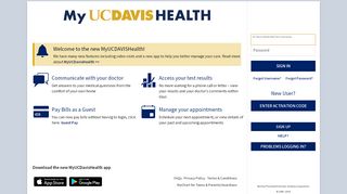 
                            11. UC Davis Health MyChart - Login Page