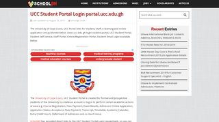 
                            7. UCC Student Portal Login portal.ucc.edu.gh - …