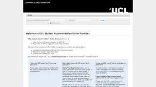 
                            5. UCL Student Accommodation Online Services