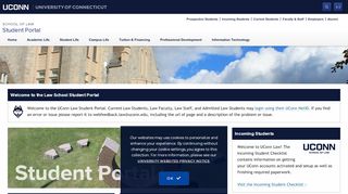 
                            9. UConn Law Student Portal - University of Connecticut