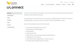 
                            7. UConnect - University of Southern Queensland