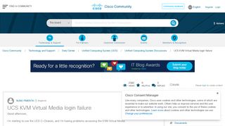 
                            3. UCS KVM Virtual Media login failure - Cisco Community