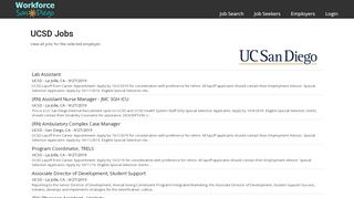 
                            7. UCSD Jobs | Workforce San Diego