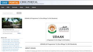 
                            5. UDAAN (A Programme To Give Wings To Girl Students) | CBSE ...