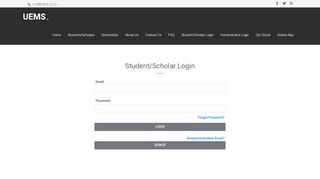 
                            3. UEMS | Student Login