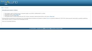 
                            5. UFPR - Bem-vindo(a) - Portal do Aluno - UFPR - Login