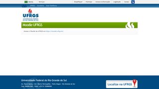 
                            8. UFRGS - Moodle - Ensino a Distância