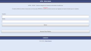 
                            8. UFRN - SIGAA Mobile